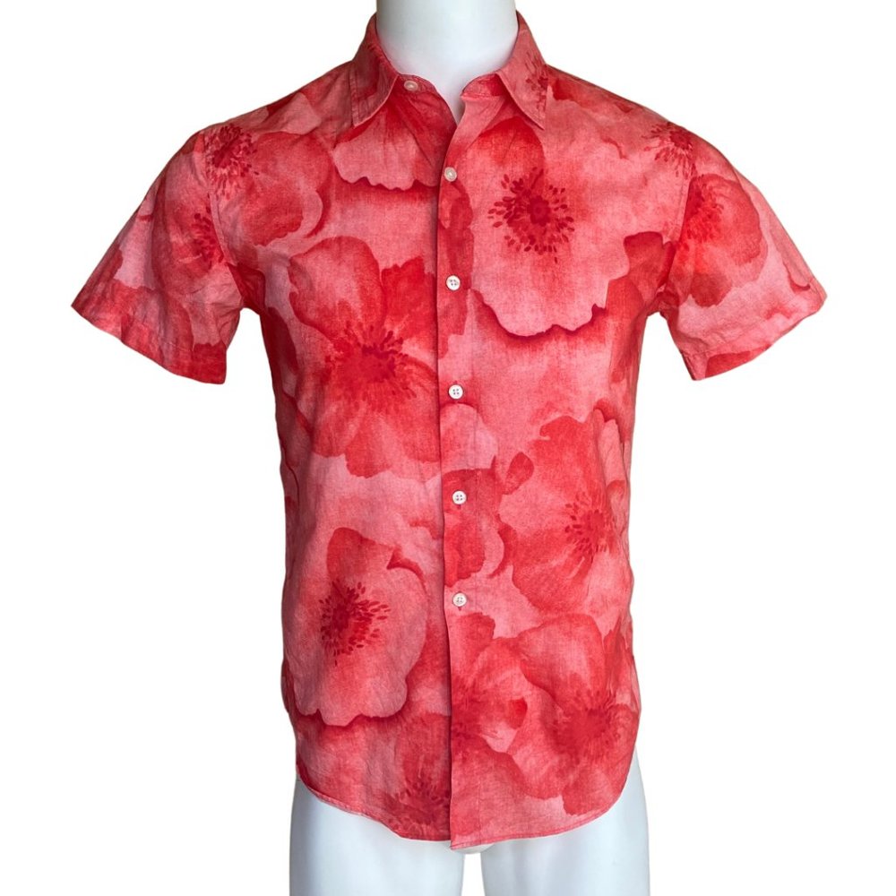 BONOBOS Coral Tropical Shirt